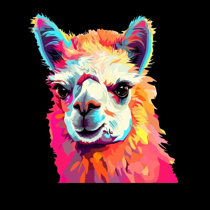 Alpaca in Pop Art