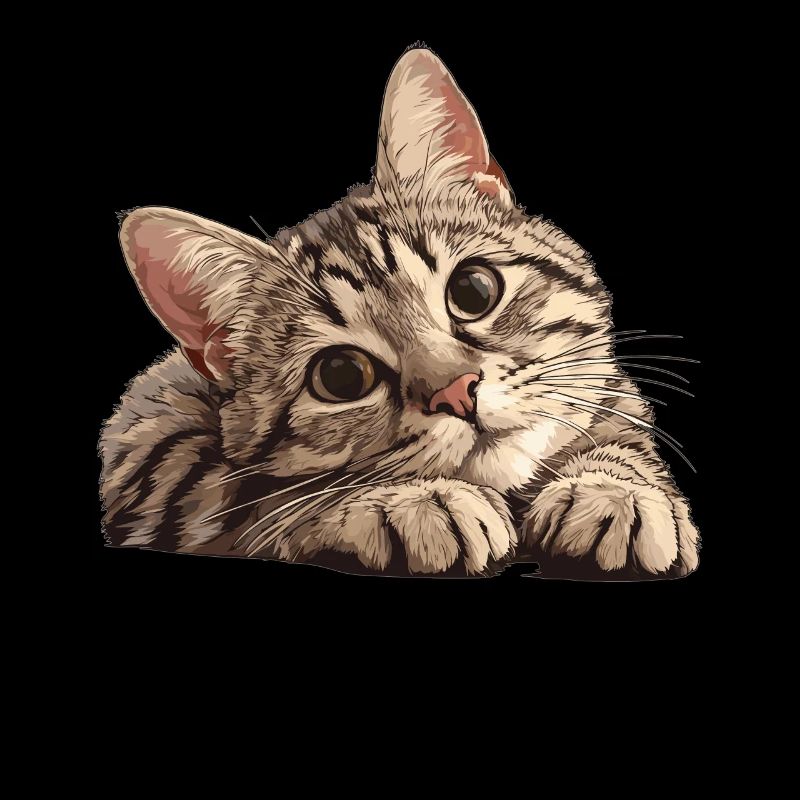 Tabby Kätzchen Tabby Katze