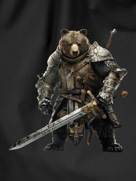 Grizzly Bear Knight Medieval