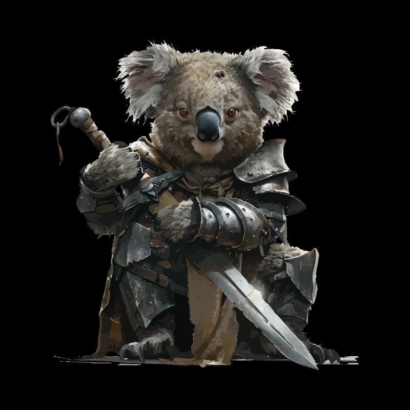 Koala Knight Middle Ages