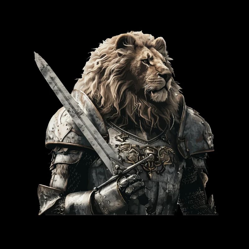 Lion Knight Middle Ages