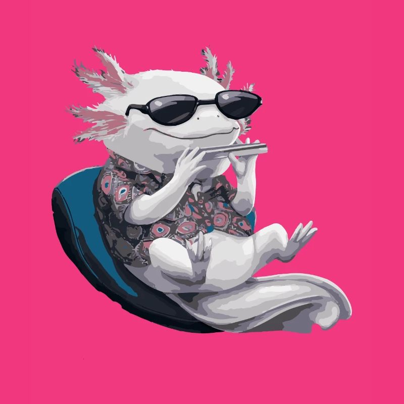 Cadeau de jeu d’harmonica axolotl