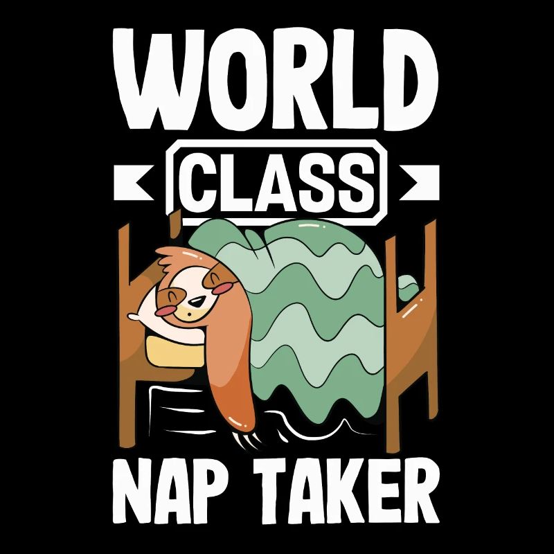 World Class Nap Taker Funny Sloth