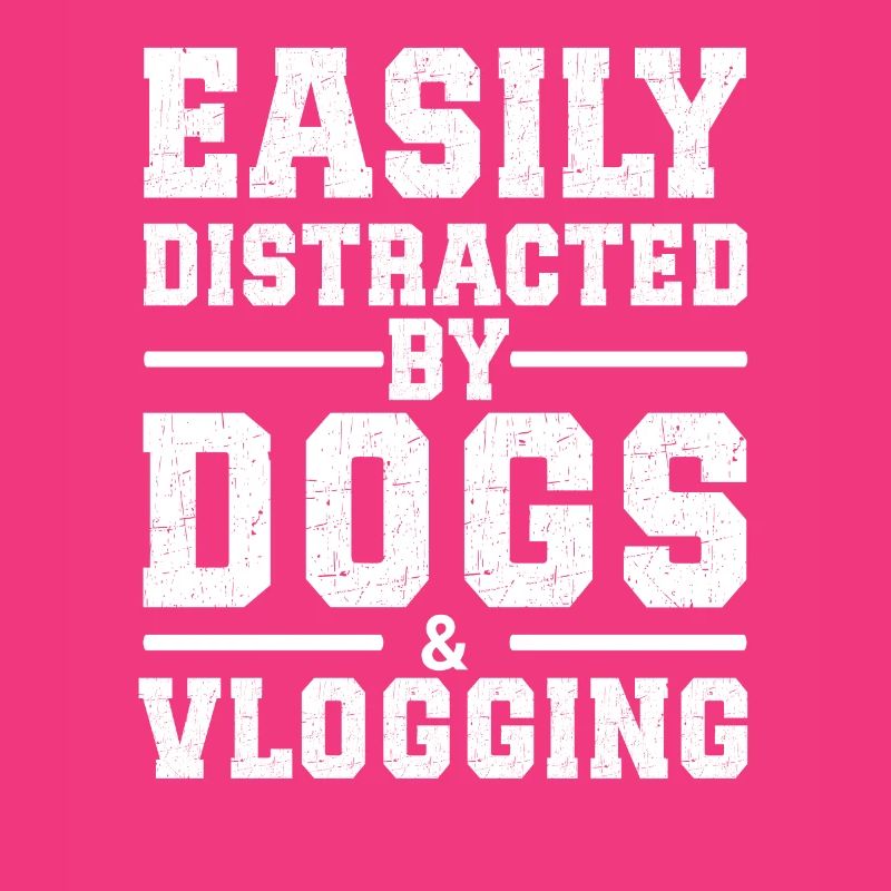 Facilement distrait par les chiens et le vlogging