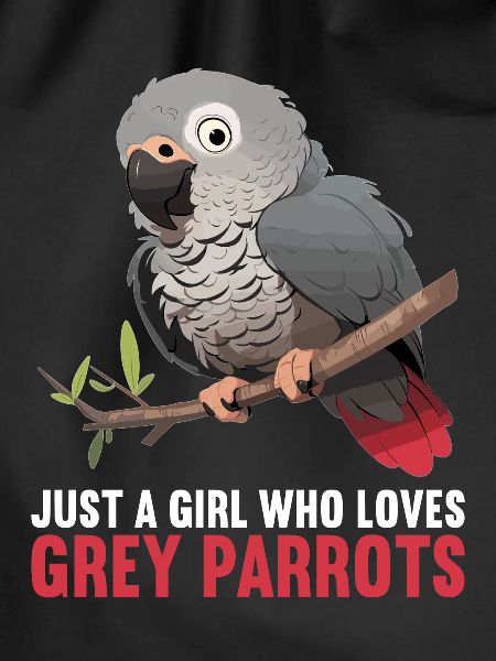 African grey parrots