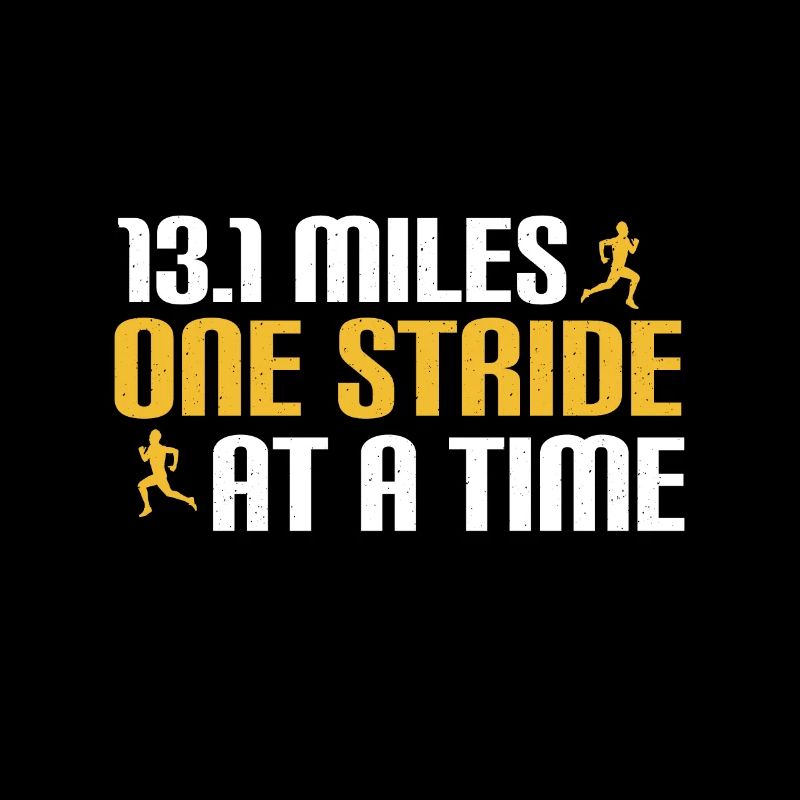 Half Marathon 13, 1 Mile Marathon Runner
