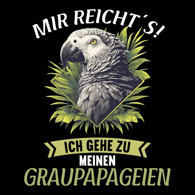 African grey parrots