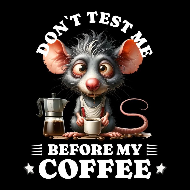 morning grouch coffee anti early riser mouse