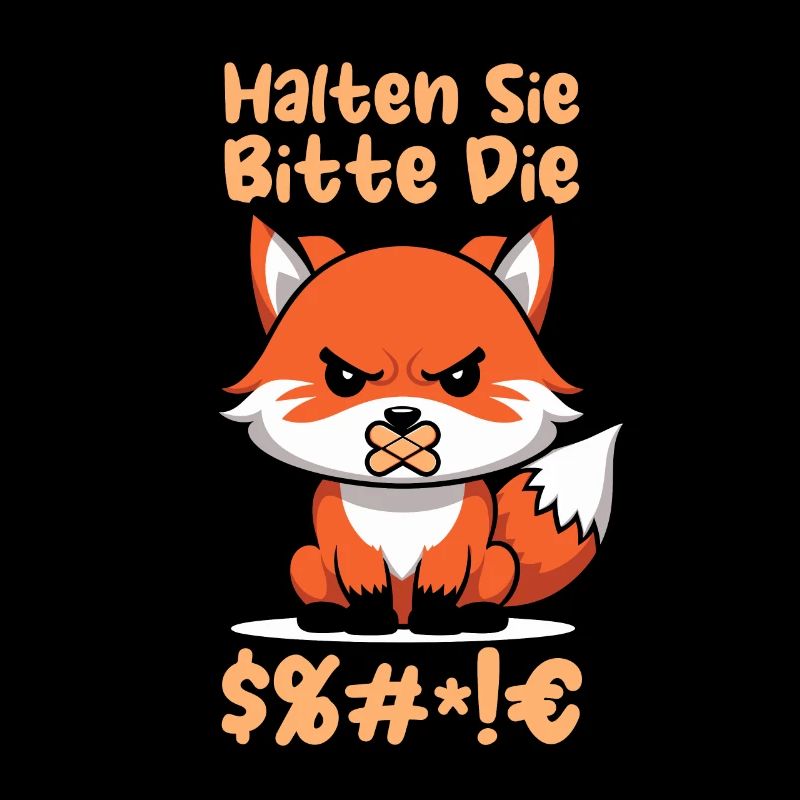 Fuchs Halten Sie Bitte Die Fresse