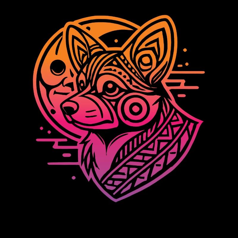 Corgi Stammes Moon Phases