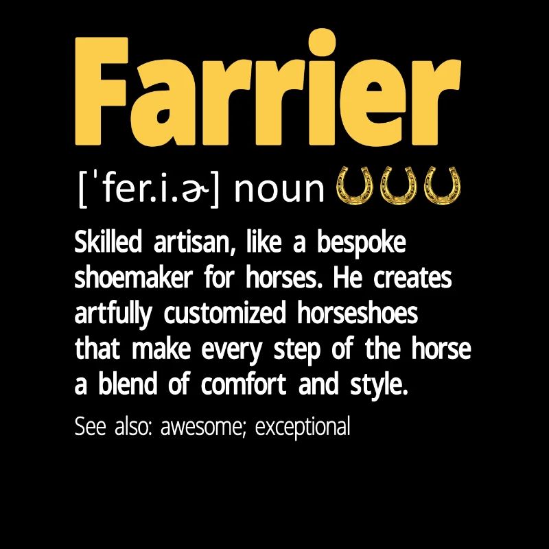 Maréchal-ferrant Fer à cheval Fer à cheval