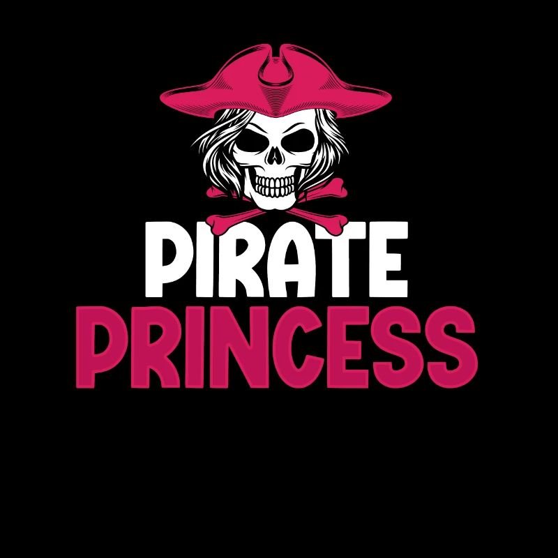 Pirate Princesse Pirate Crâne Croix Os