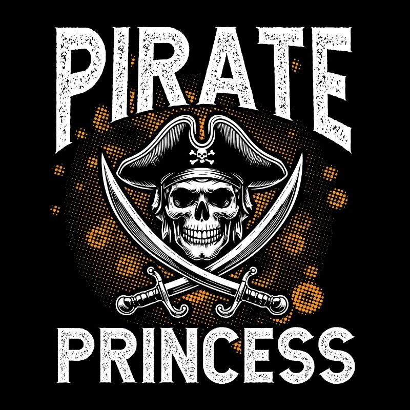 Pirate Princesse Pirate Crâne Croix Os
