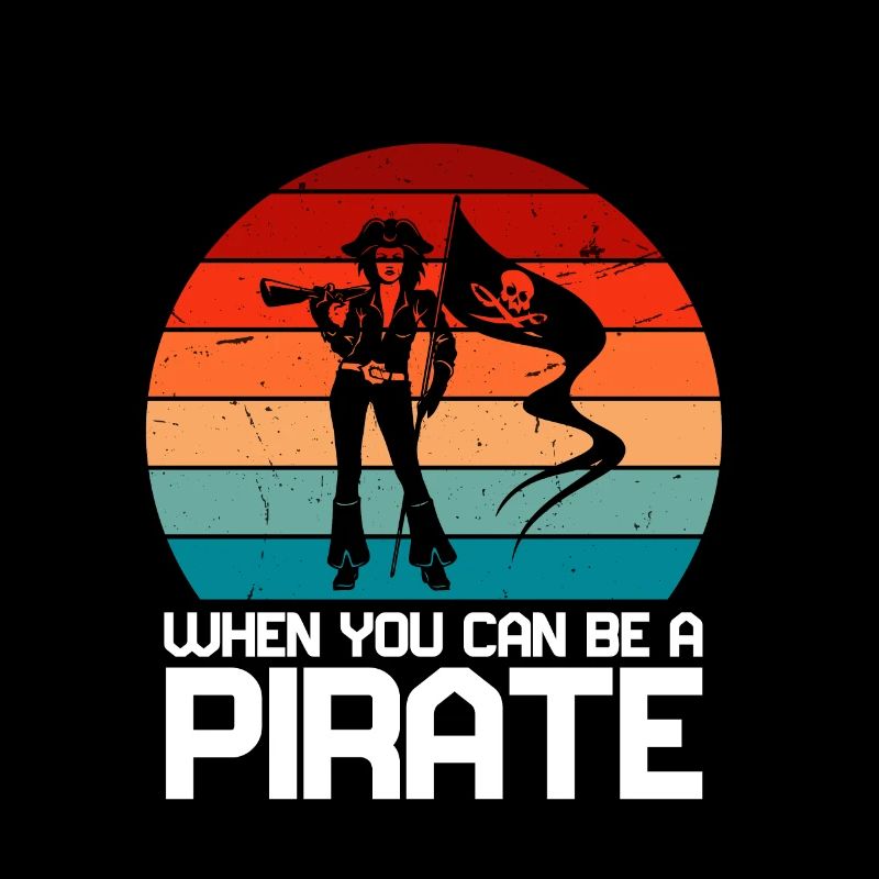 Pirate Princesse Pirate Crâne Croix Os