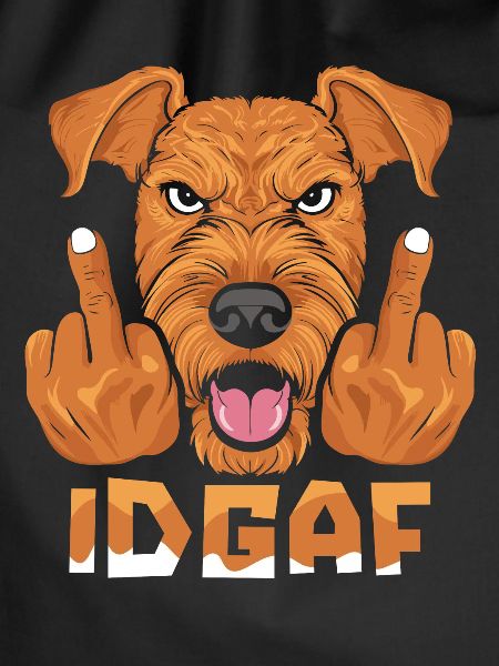 Airedale Terrier Idgaf