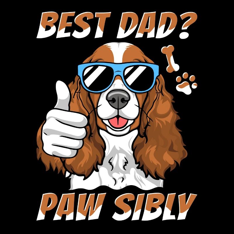 Cocker Spaniel Father Best Dad Pawsibly