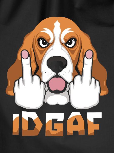 Bassett Dog Idgaf