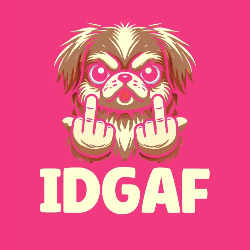 Pekingese Idgaf