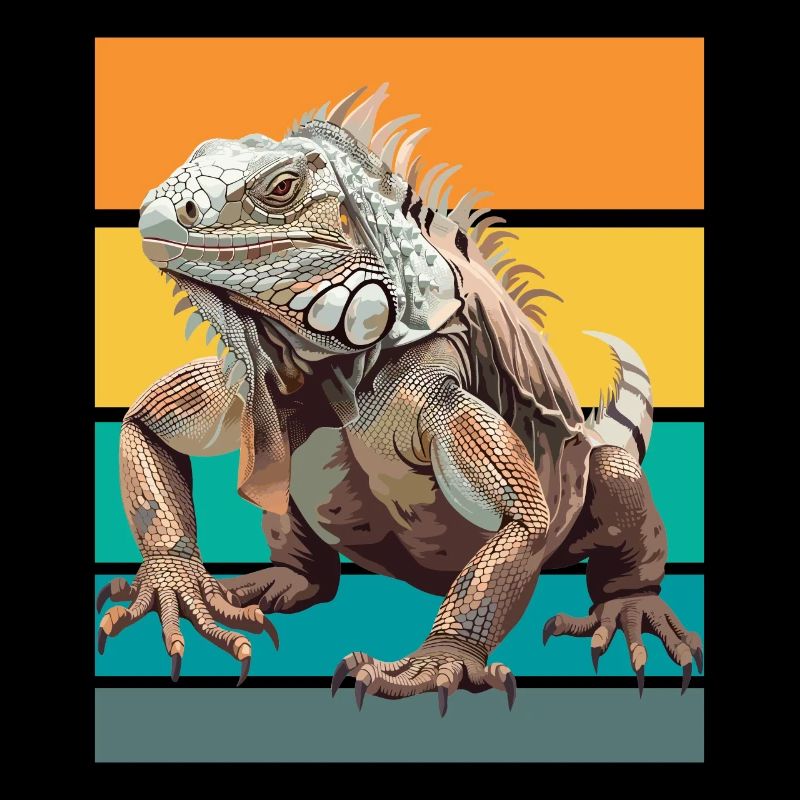 Iguana Retro Design