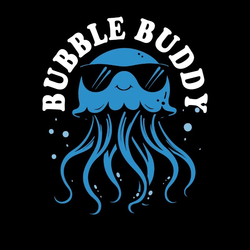 Bubble Buddy - Jellyfish with tentacles, sea creature