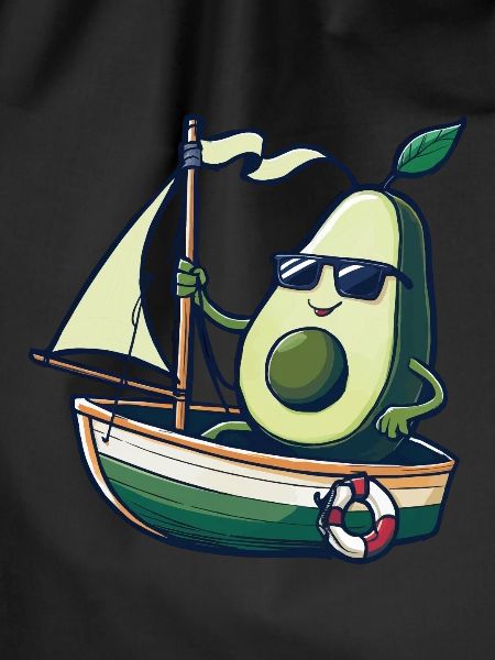Obst Avocado Bootfahren Geschenk