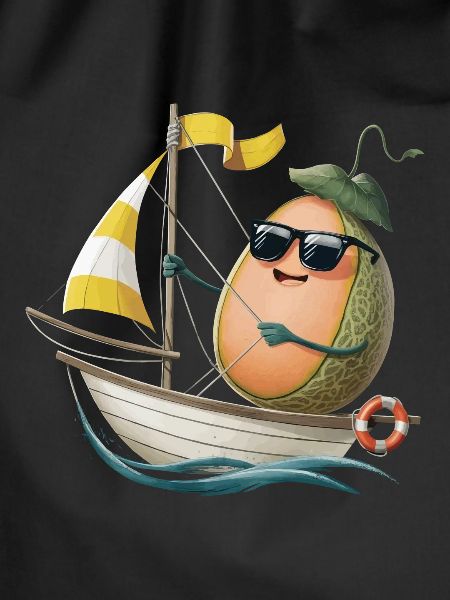 Obstmelone Bootfahren Geschenk