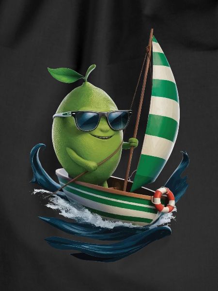 Frucht Limette Bootfahren Geschenk