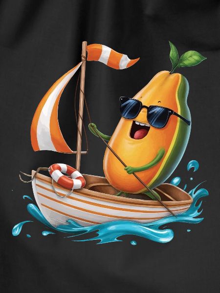 Frucht Papaya Bootfahren Geschenk