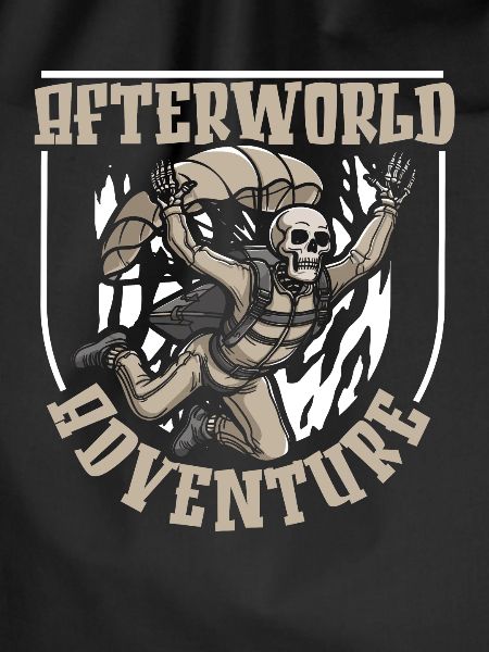 Parachutist Skydiving Skeleton