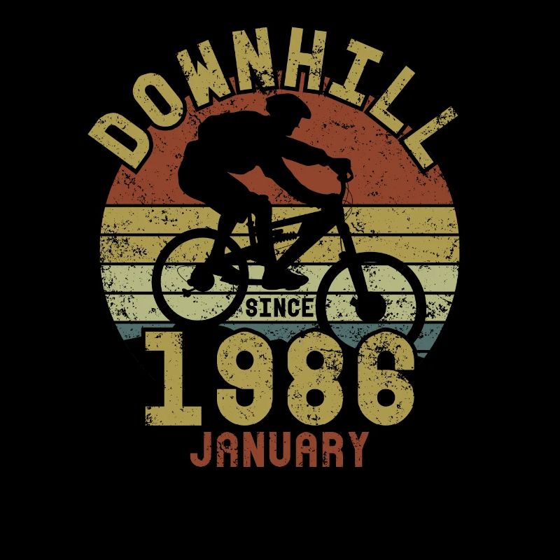 Anniversaire Vélo de descente Janvier 1986