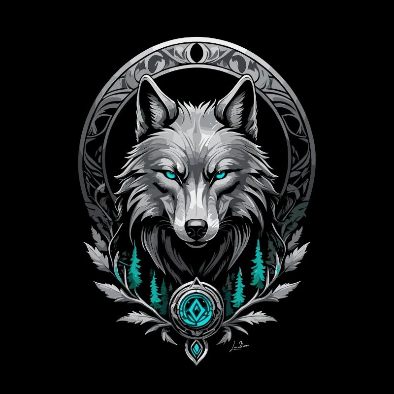 Mittelalterlicher Polarwolf