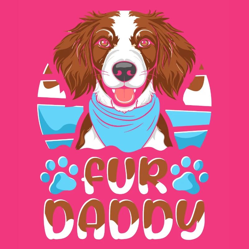 Brittany Spaniel Father Dog Dad For Daddy