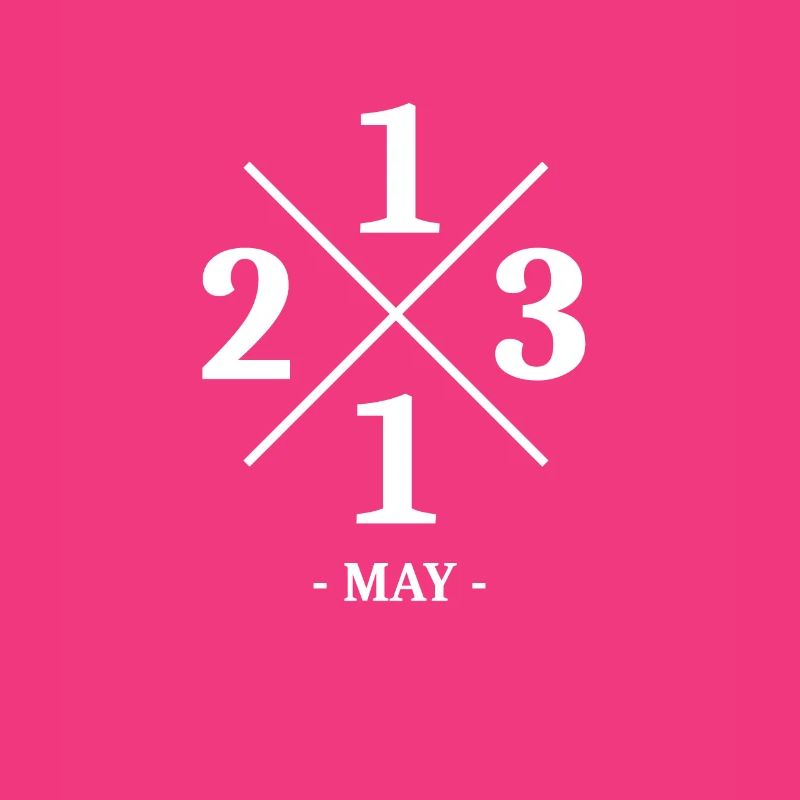 Minimal Geburtstag May 2013 - Simple