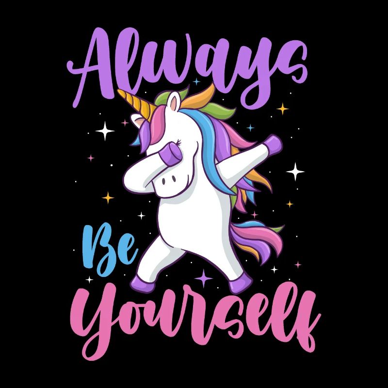Sei immer du selbst - Mythical Animal Rainbow