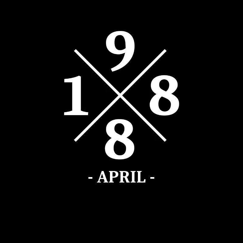 Anniversaire Minimal Avril 1988 - Simple