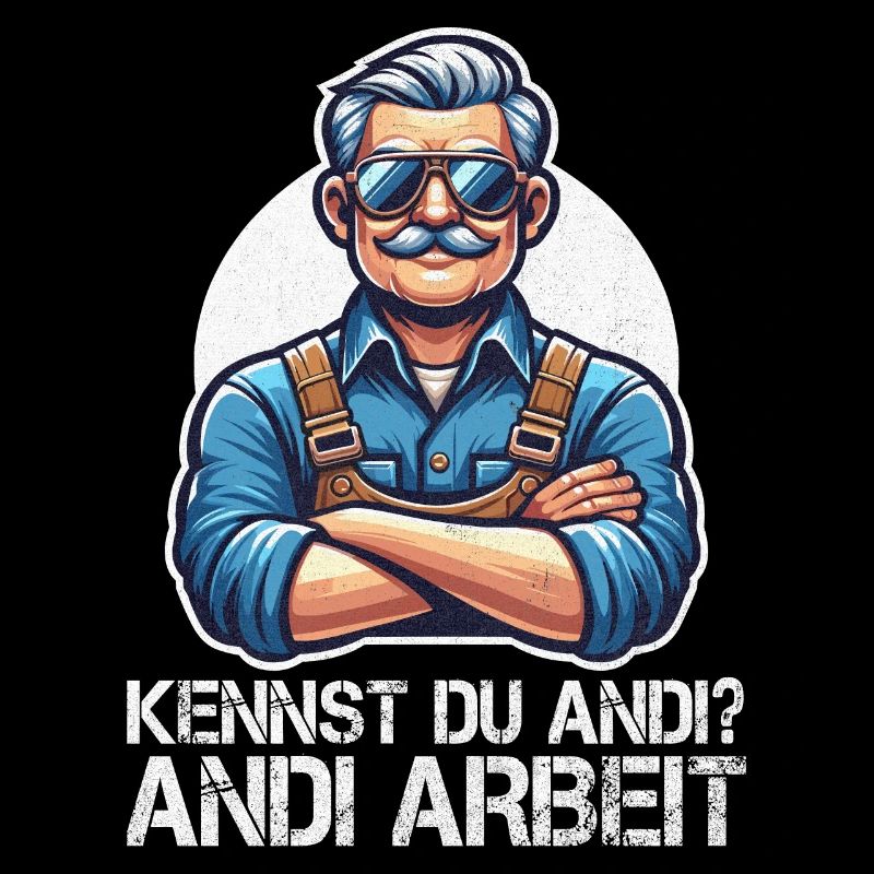 Handwerker Andi Arbeit Geschenk Sprüche Lustig