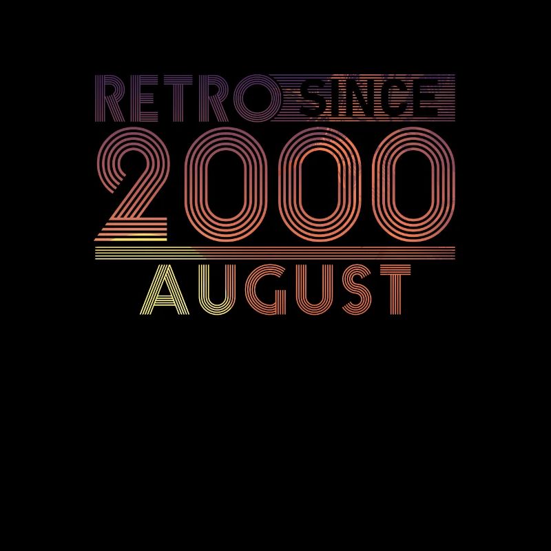 Retro Geburtstag August 2000 - Sunset line