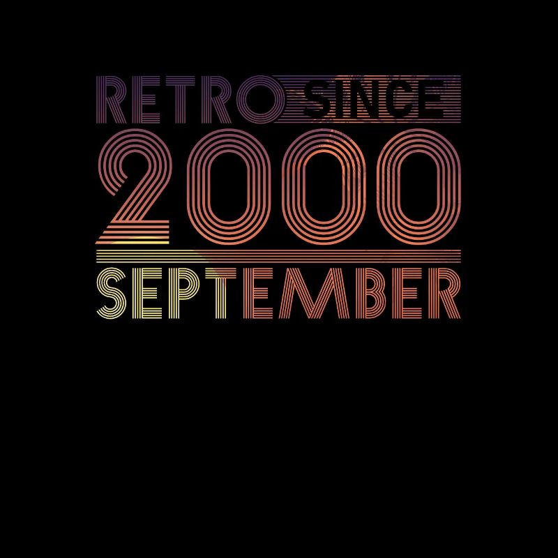 Retro Geburtstag September 2000 - Sunset line