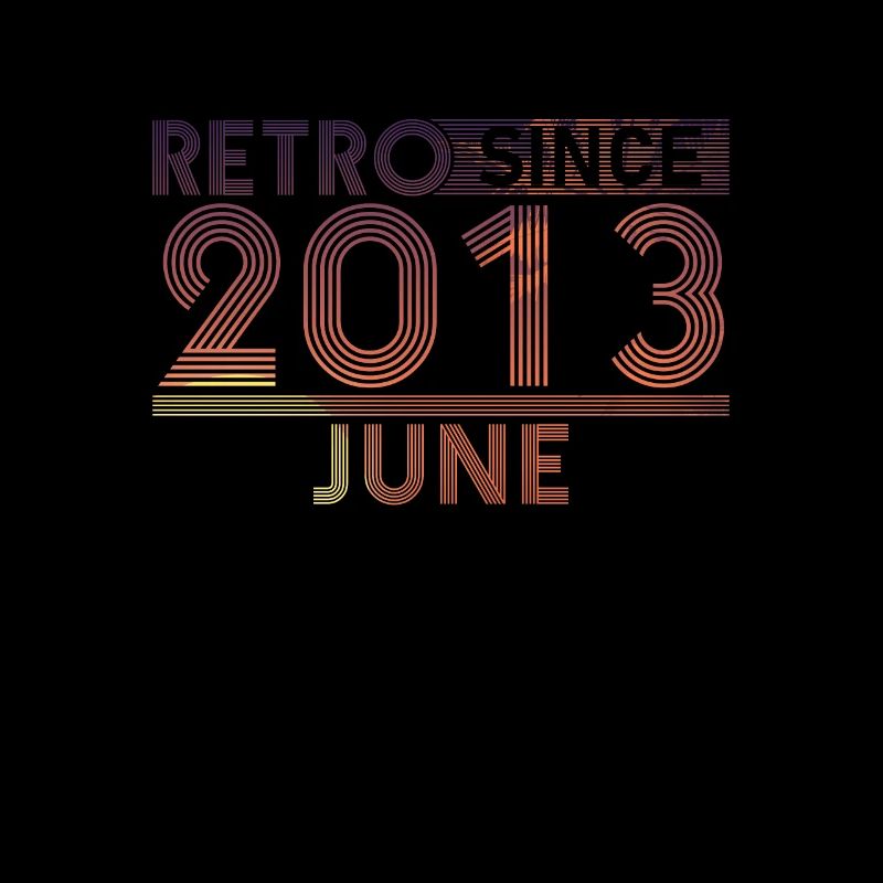 Retro Geburtstag June 2013 - Sunset line