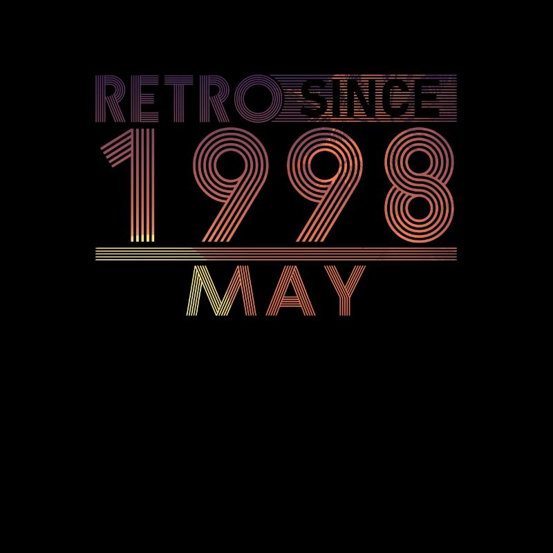 Retro Birthday May 1998 - Sunset line