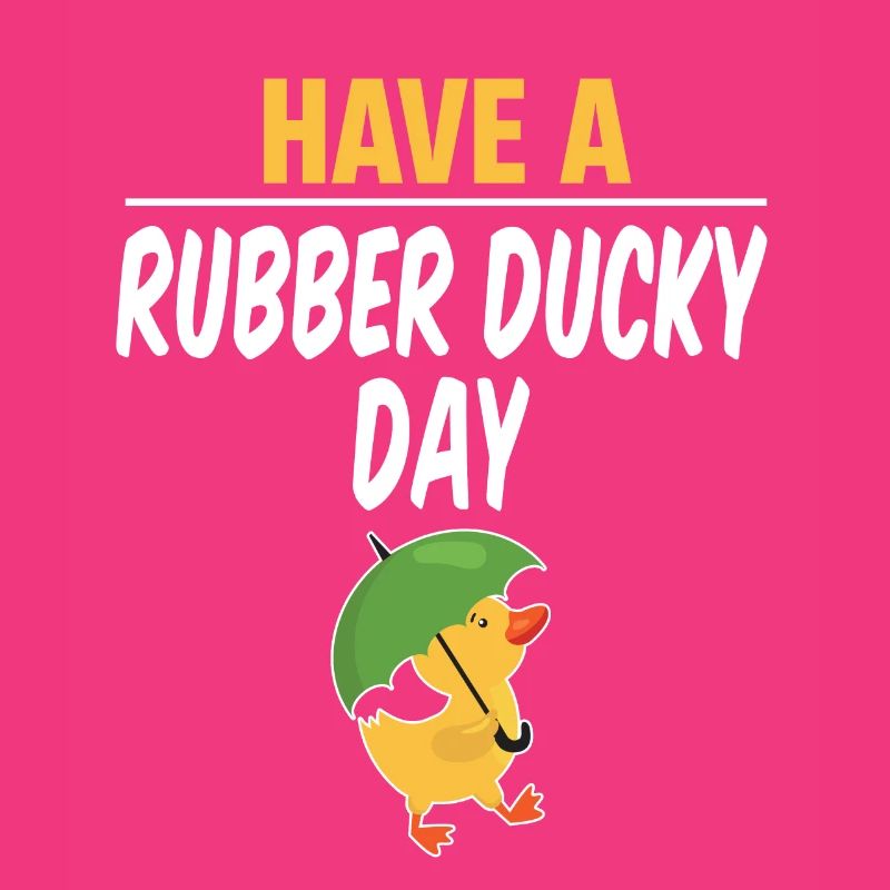 Have a rubber duck tag, funny