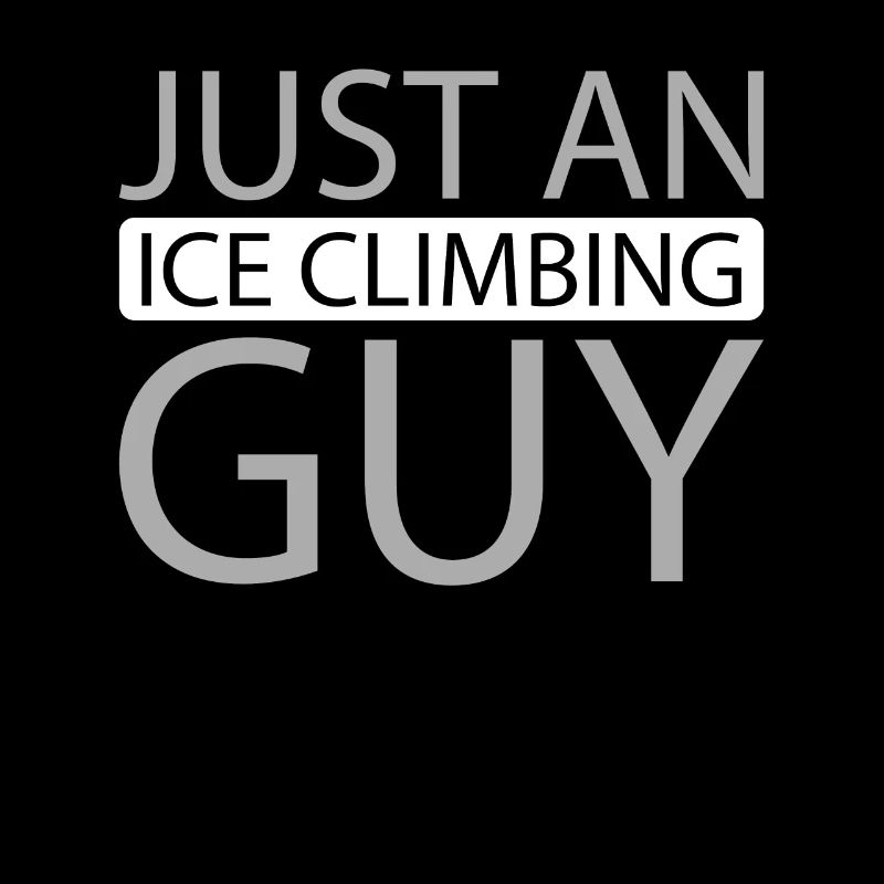 Eisklettern Just An Ice Climbing Guy