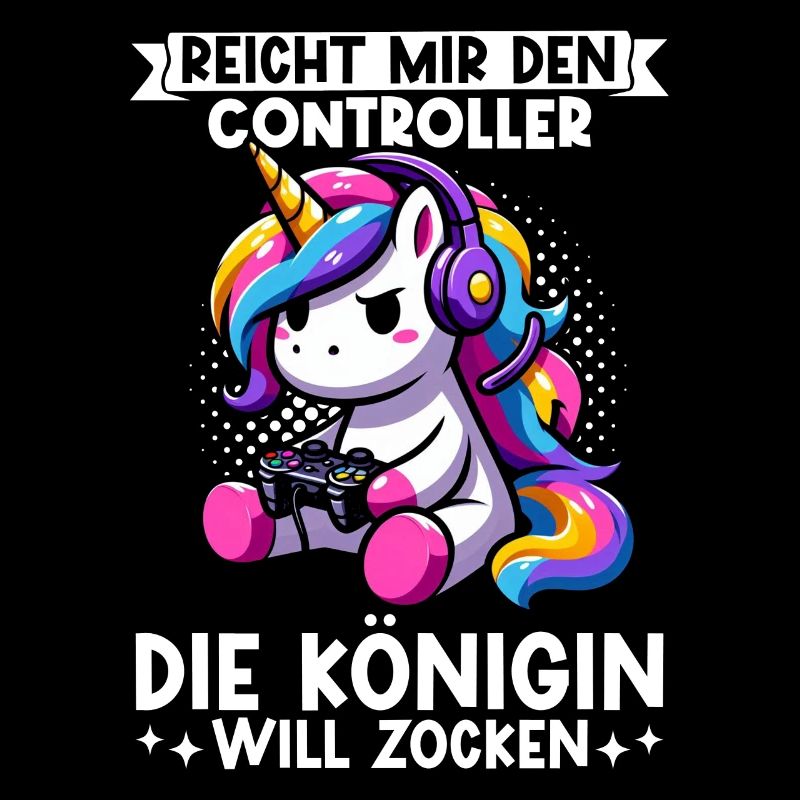Reicht mir den Controller die Königin will zocken