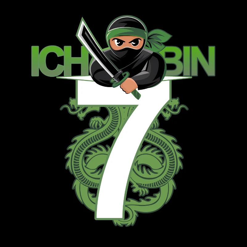 7. Geburtstag Ninja Kostüm 7 Jahre alt Junge