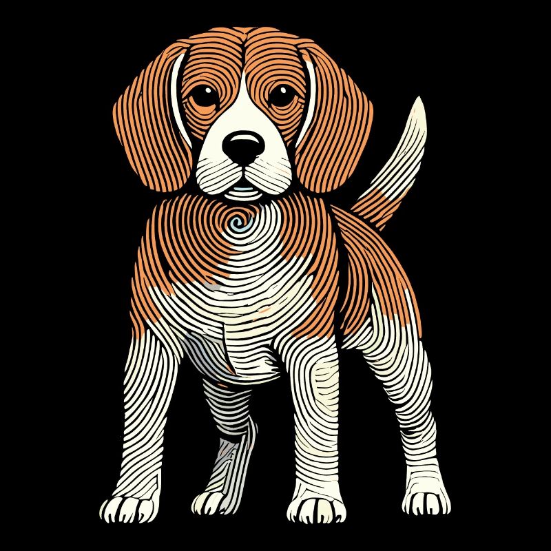 Empreinte digitale du beagle