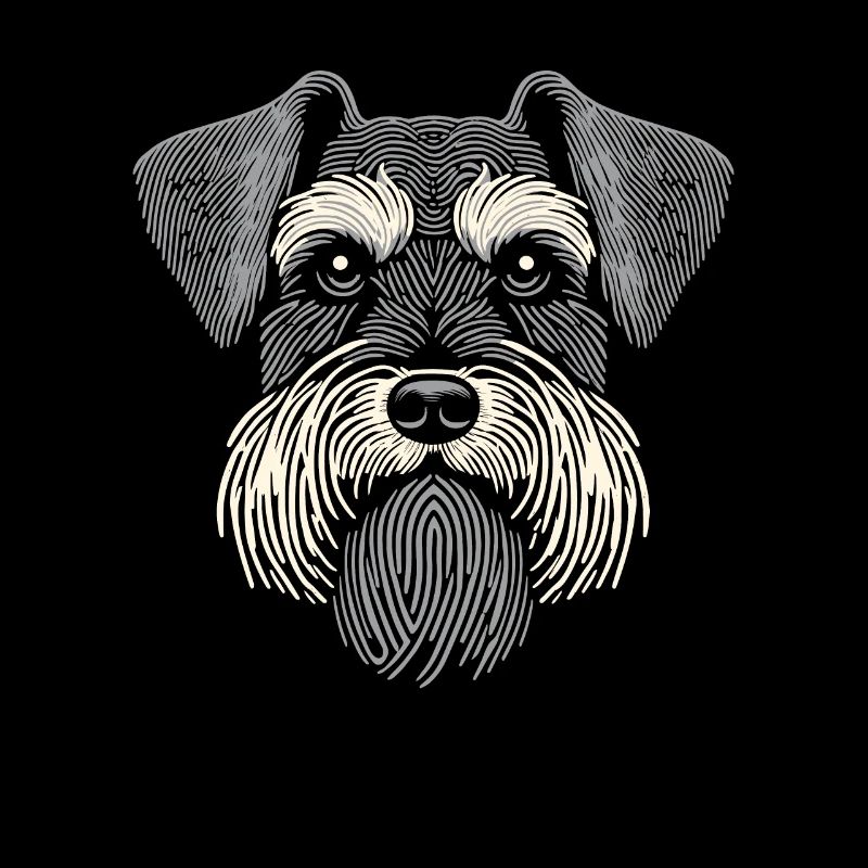 Empreinte digitale du schnauzer