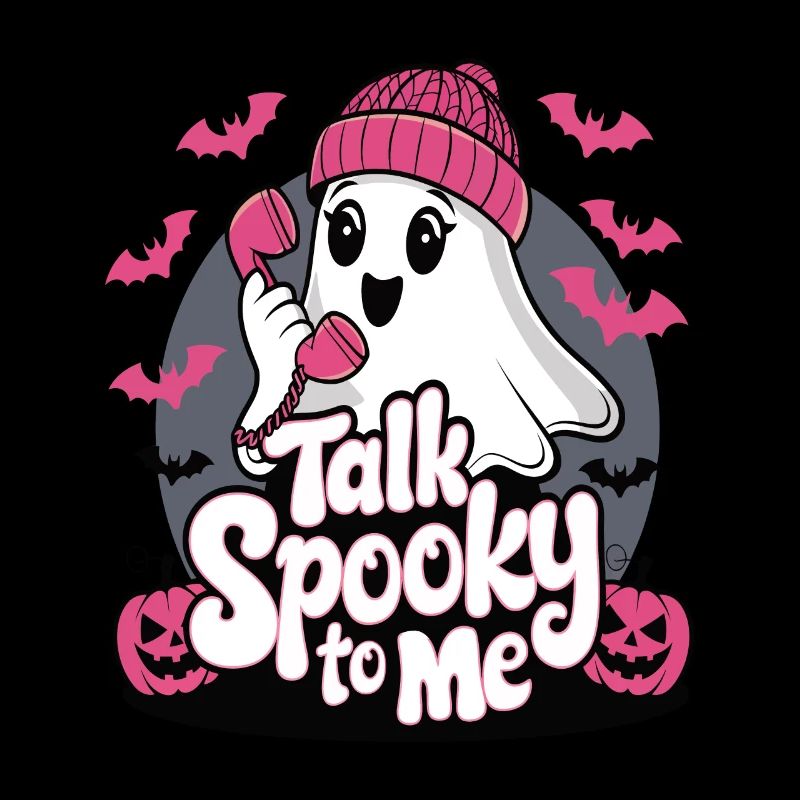 Halloween Ghost Funny Talk Effrayant pour moi