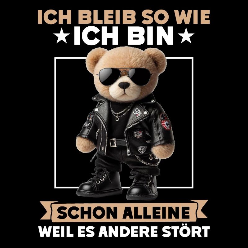 Je reste comme je suis drôle Ours en peluche