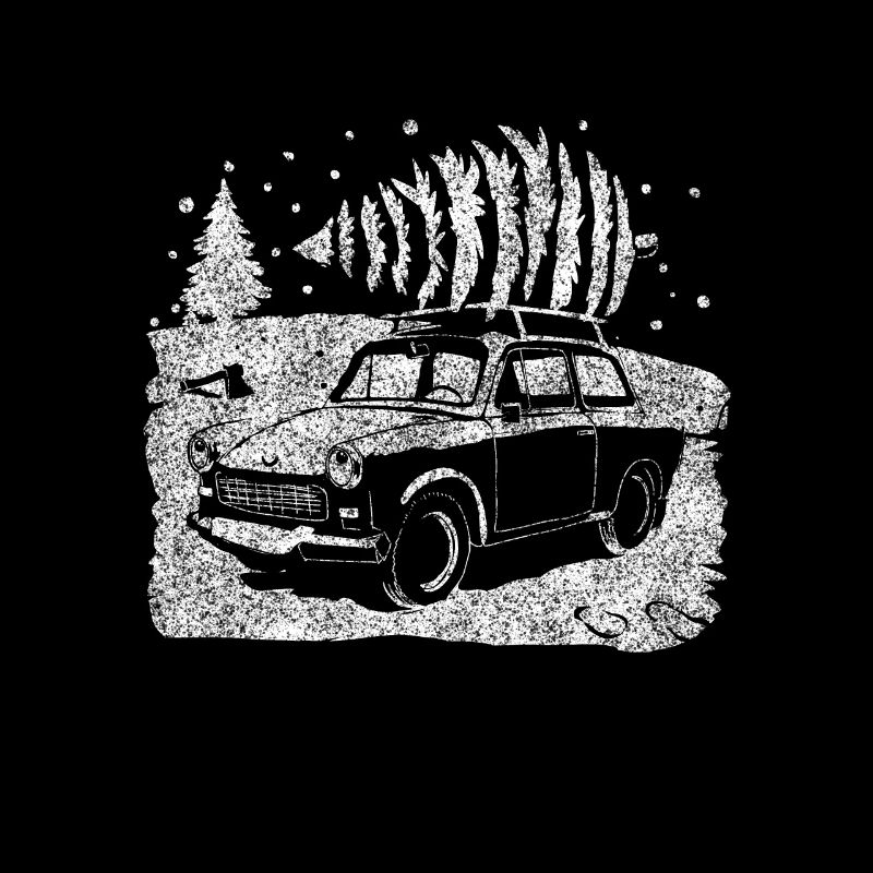 Car Christmas Tree Vintage Gift Idea