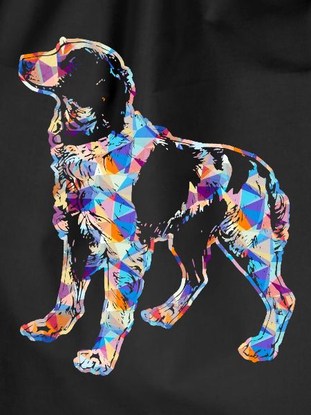 Brittany Spaniel Geometric